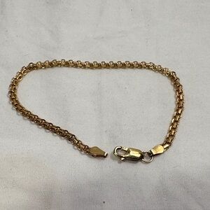 14k Gold Bismarck Chain Bracelet